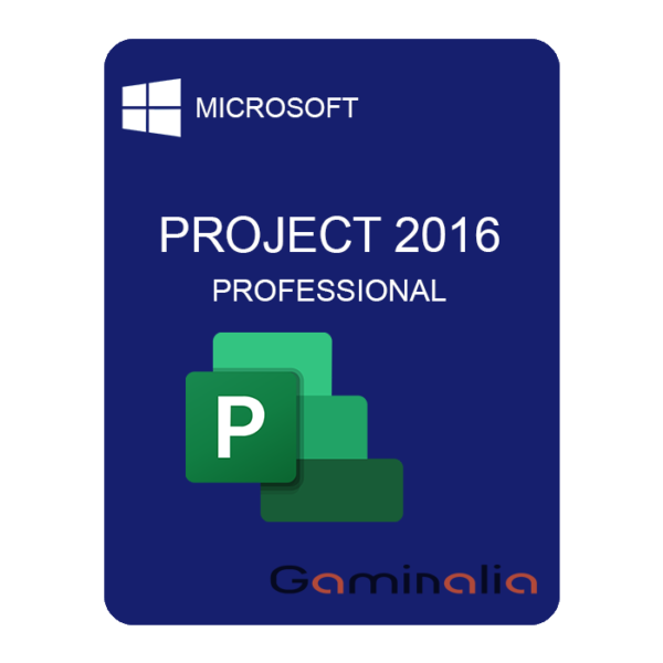 MICROSOFT PROJECT 2016 PROFESSIONAL LICENSE – 1PC