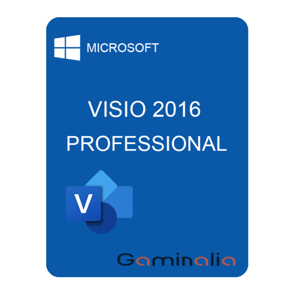 MICROSOFT VISIO 2016 PROFESSIONAL LICENSE – 1PC